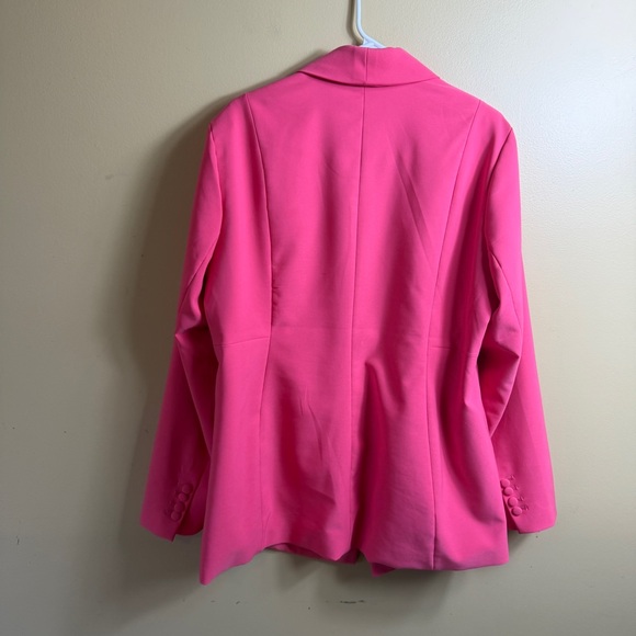 NWOT Torrid 1 hot pink longline blazer 1X - Picture 6 of 7